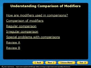 Clearly comparative and superlative