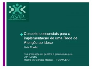 Conceitos essenciais para a implementao de uma Rede