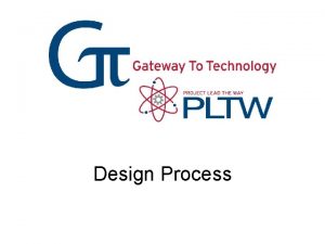Pltw design process poster