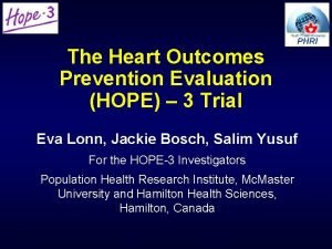 Hope 3 trial