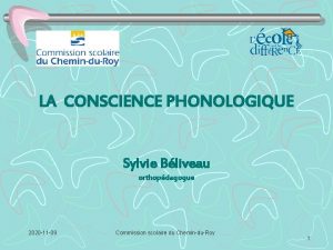 Qu'est ce que la conscience phonologique