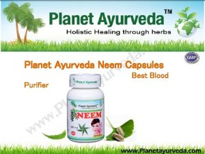 Planet Ayurveda Neem Capsules Best Blood Purifier Planet