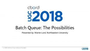 Cbord northeastern