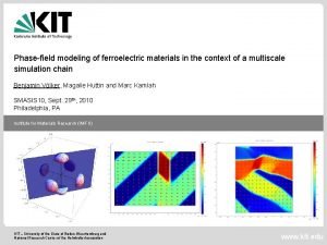 Phasefield modeling of ferroelectric materials in the context