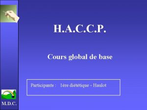 Arbre haccp