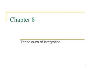 Product rule of integration