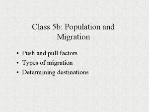 Migration chapter class 5