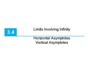 Vertical and horizontal asymptotes limits