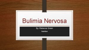 Bulimia healthline