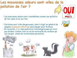 Les mauvaises odeurs sontelles de la pollution de