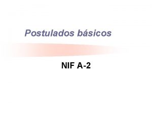 Que es la nif a-2