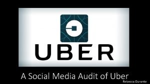 Uber social media