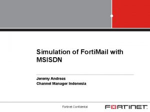 Fortimail matrix