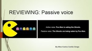 Passive sentence