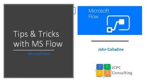Microsoft flow tips and tricks