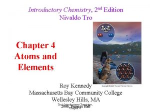 Nivaldo j. tro introductory chemistry