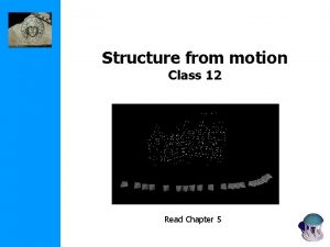 Structure from motion