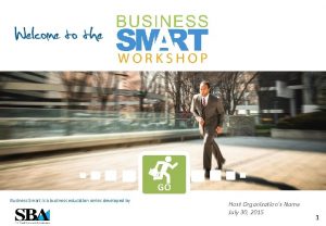 Business Smart Workshop Go Module GO Business Smart