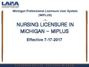 Michigan.gov/miplus