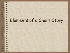 Short story elements definitions