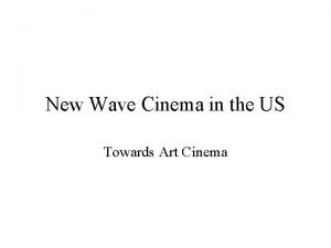 American new wave film