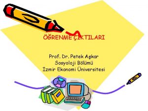 Prof.dr.petek aşkar