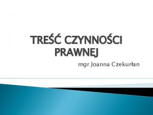 Joanna czekurłan Joanna czekurłan