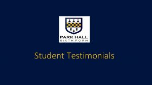 Student Testimonials Harry Millward Year 13 in 2020