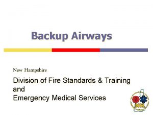 Backup Airways New Hampshire Division of Fire Standards