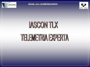 IASCON TLX TELEMETRIA EXPERTA 1 IASCON TLX TELEMETRIA