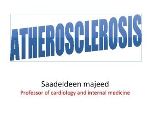 Saadeldeen majeed Professor of cardiology and internal medicine