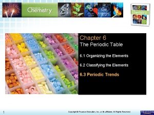 6 3 Periodic Trends Chapter 6 The Periodic