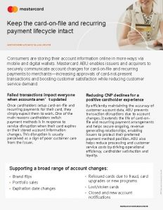 Payment lifecycle Payment lifecycle