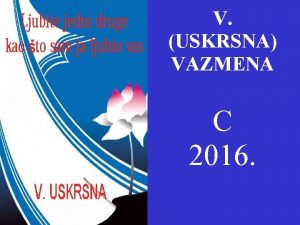 Aleluja onom koji uskrsnu Aleluja onom koji uskrsnu