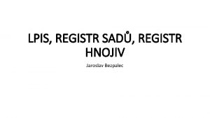 Registr hnojiv