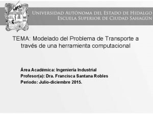 Problema de transporte