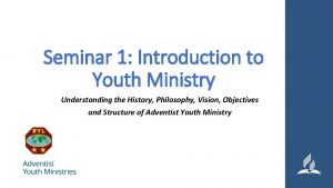 Youth ministry organizational structure
