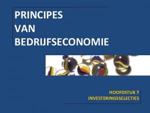 Cashflow berekenen bedrijfseconomie