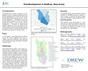 Overdevelopment in Madison New Jersey Introduction Results Overdevelopment
