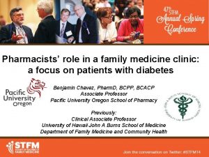 Pharmacists role in a family medicine clinic a