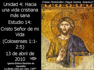 Unidad 4 Hacia una vida cristiana ms sana