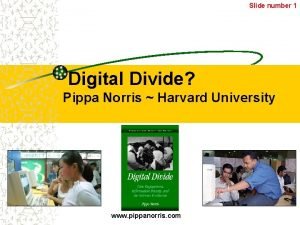Pippa norris digital divide