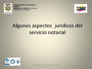 Superintendencia de Notariado y Registro Ministerio de Justicia