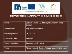 DIGITLN UEBN MATERIL VY32INOVACE06Z 6714 kola Zkladn kola