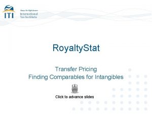 Royalty rates database