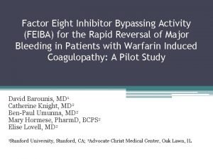 Factor eight inhibitor bypassing activity