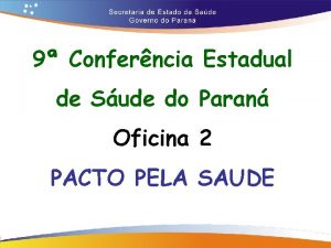 Ações prioritárias