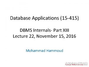 Force approach in dbms