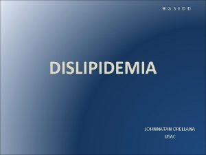 Dislipidemia