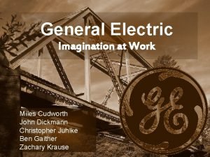 General electric imagination at work